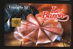 Télécarte 50u Utilisée Luxe  Le Baron Jambon     F640   Du 04 / 1996 - “600 Agences”