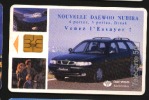 Télécarte 50u Utilisée Luxe  Daewoo Nubira     F787   Du 09 / 1997 - 600 Bedrijven