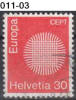 SWITZERLAND, 1970, Europa;  Europa-CEPT, Cancelled (o), Sc. 515. - 1970