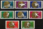 Magyar Posta Hungary 1969 Mexico Olympic Games Olympics Sports Soccer Stamps MNH Scott1950-1957 Michel 2477-2484 - Sammlungen