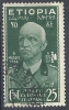 1936 ETIOPIA USATO EFFIGIE 25 CENT - RR9757 - Aethiopien