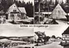 Deutschland > Sachsen,Sosa (Erzgeb.) - Konsumgaststätten "Köhlerhütte" Und Konsum-Hotel "Meiler", Gelaufen Nein,1974 - Sosa
