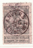 N°84 , 1c Gris Càd ANVERS/AGENCE N°3. RR Sur Cette émission. - 1910-1911 Caritas