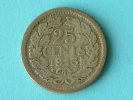 1913 - 25 CENTS / KM 146 ( Silver - Uncleaned Coin / For Grade, Please See Photo ) !! - 25 Cent