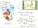 Registered Cover Turkmenistan 1998( Atlanta 1996 Stamps) - Turkménistan