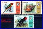 SOLOMON ISLANDS 1976 BIRDS/SHELL HIGHS SC# 329-31 FRESH VF MNH (D0177) - Iles Salomon (...-1978)