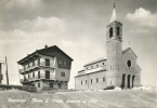 ROCCARASO (L'AQUILA). LA CHIESA DI SANTA MARIA ASSUNTA CON LA NEVE. CARTOLINA DEL 1961 - Sonstige & Ohne Zuordnung