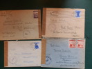 27/302   4 LETTRES CENSURE - Covers & Documents