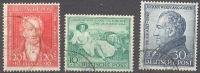 1949 Goethe Michel 108-10 / Sc B306-8  / YT 37-40 Gestempelt/oblitere/used [sim] - Usati