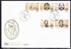 Ireland Scott #1130a, 1132a FDC Strip Of 3, Pair - Bicentenary Of United Irish Rebellion - FDC