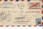 Enveloppe Timbre Usa Air Mail  15 Cents  New York 1946 Pour Thalwil  SUISSE - 3c. 1961-... Briefe U. Dokumente