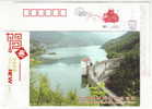 Xiecunyuan Concrete Arch Dam Rainfall Water Collection Reservoir,CN 09 Songyang Immigration Office Pre-stamped Card - Agua