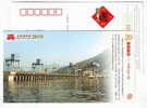 Hydro Power Station,dam Construction,crane Machine,CN 10 Longtan Water-power Engineering Advert Pre-stamped Card - Agua