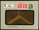 1943 Bohemia & Moravia Registered Letter, Cover. (D03070) - Lettres & Documents
