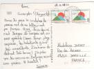 2 Beaux  Timbres à 500 Lires  / Carte  Du  14/07/92 Pour La France - Briefe U. Dokumente