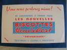 BUVARD...BISCOTTES HEUDEBERT..VOUS VOUS PORTEREZ MIEUX.....FRAIS DE PORT 1 EURO - Zwieback