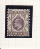 King Edward VII - Unused Stamps