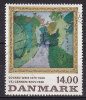 Denmark 1991 Mi. 1017    14.00 Kr Gemälde Von Painting Of Edvard Weie : Weg Durch Den Wald - Usati