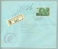 Liechtenstein 1940-09-23 Triesen R-Brief Nach Chur Mit Zu#133 Mi#163 - Briefe U. Dokumente