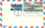 #C115 UXC22 44- & 33-cent Trans-Pacific Air Mail, San Francisco CA 15 February 1985, First Day Cancel Postmark - 1981-1990