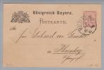 Heimat DE Bayern Miltenberg 1887-03-02 5Pf. GS M.Firmenzudruck G.J.Steingaesser&Co. - Postal  Stationery