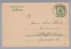 Heimat DE Bayern Steinwiesen 1909-11-02 5 Pf. Ganzsache - Postal  Stationery