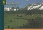 Stanley Idaho View Of Town Farm Valley And Mountains C1990s/2000s Vintage Postcard - Andere & Zonder Classificatie