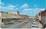 Sandpoint Idaho Animated Street Scene, Auto, Cafe Business Signs, C1950s Vintage Postcard - Altri & Non Classificati