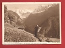 P0293 Bergell Bei Soglio,valle Di Bregaglia.Gelaufen In 1934. Steiner St Moritz - Bregaglia