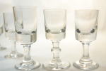 Ancien Lot De 5 Verres A Pied A Liqueur. Fin 19eme / Début 20eme Siècle - Glasses