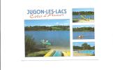 CP, 22, Jugon-les-Lacs, Lac Et Piscine, 4 Vues, 2003, Voyagée - Jugon-les-Lacs