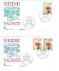 FILATELIA - STORIA POSTALE  - SEDE VACANTE ANNO 2005 - 12 APRILE - 2 FDC CAPITOLIUM - Used Stamps