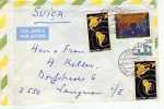 3484 Carta Aérea, Leblon 1988 , Rio De Janeiro, Brasil, - Lettres & Documents