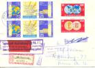 1970 Welt Getreide- Und Brotkongreß ZDR + FDGB Mi 1575-8 / Sc 1207a-9 / YT 1267A-9 Auf Brief/lettre/on Letter [sim] - Covers & Documents