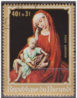 Burundi 1970 Scott CB14 Sello * Navidad Christmas Madonna & Child De Rogier Van Der Weyden 40+3F Burundi Stamps Timbre - Unused Stamps