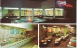 Salt Lake City UT Utah, Clarks Cafeteria, Restaurant, Great Interior Views, C1950s/60s Vintage Postcard - Salt Lake City