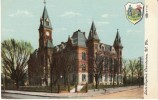 Charleston WV West Virginia, State Capitol State Emblem C1910s Vintage Postcard - Charleston
