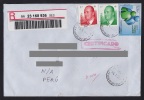 Spain Registered Cover With 2011, The Net Stamp, Circulated - Lettres & Documents