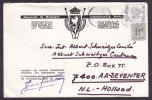 Belgium EXPOSITIONS NATIONALES DU TRAVAIL Bruxelles 1978 Cover W. Signature Sent To Holland (2 Scans) - Lettres & Documents