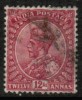 INDIA   Scott #  119  F-VF USED - 1911-35 King George V