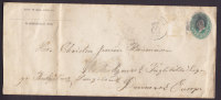 United States (Uprated) Postal Stationery Ganzsache 2c. MARSHFIELD Wis. 1899 Cover RUDKJØBING Langeland (Arr.) Denmark - ...-1900