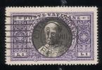 Vaticano - 1933 - Giardini E Medaglioni - 1 Lira (usato) - Used Stamps