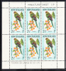 New Zealand Scott #B63a MNH Miniature Sheet Of 6 Health Stamps - Kakariki - Unused Stamps
