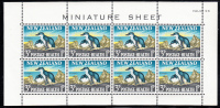 New Zealand Scott #B68a MNH Miniature Sheet Of 6 Health Stamps - Blue Penguins Selvedge Creased - Unused Stamps