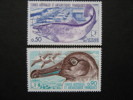 TAAF    P 71/72 * *       POISSON /OISEAU - Unused Stamps