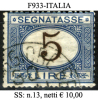 Italia-F00933 - 1870 - Segnatasse - Sassone: N.13 (o) - Privo Di Difetti Occulti. - Portomarken