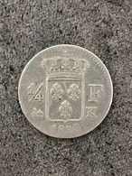 1830 K - 1/4 Franc ARGENT - Charles X - TRES RARE : 20 628 Exemplaires / SILVER - 1/4 Francs