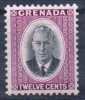 Grenade ; Granada ; 1951  ; N° Y : 150  ; N* ;  Tra.char.lèg. ;  .  "  George VI  " ; Cote Y  2006 :  2.50 E. - Granada (...-1974)
