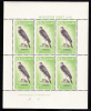 New Zealand Scott #B62a MNH Miniature Sheet Of 6 Health Stamps - Karearea (NZ Falcon) - Nuevos