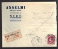 FRANCE 1941 N° 376 Obl. S/Lettre Entiére Recommandée - Lettres & Documents